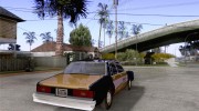 Chevrolet Impala 1986 Taxi Cab para GTA San Andreas miniatura 4