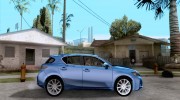 Lexus CT200H 2011 для GTA San Andreas миниатюра 5