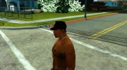 Кепка umbro black para GTA San Andreas miniatura 4
