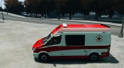 Mercedes-Benz Sprinter [DRK] Ambulance [Krankenwagen] para GTA 4 miniatura 2