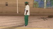 Green Big Thug Gangsta para GTA San Andreas miniatura 2
