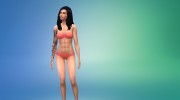 Женская татуировка для Sims 4 миниатюра 4