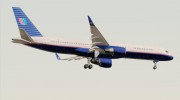 Boeing 757-200 United Airlines для GTA San Andreas миниатюра 4