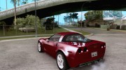 Chevrolet Corvette Z06 для GTA San Andreas миниатюра 3