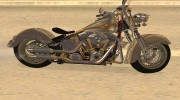 Harley Davidson Fat Boy Lo Vintage для GTA San Andreas миниатюра 4