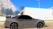 Nissan Skyline GTR для GTA San Andreas миниатюра 5