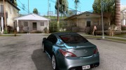 Hyundai Genesis Coupe для GTA San Andreas миниатюра 3