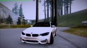 BMW M4 2015 para GTA San Andreas miniatura 2