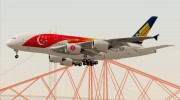 Airbus A380-800 Singapore Airlines Singapores 50th Birthday Livery (9V-SKI) для GTA San Andreas миниатюра 25