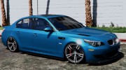BMW M5 E60 v1.1 para GTA 5 miniatura 2