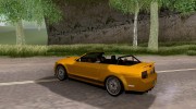 Shelby GT500 convertible для GTA San Andreas миниатюра 2