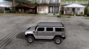 Hummer H2 Tunable для GTA San Andreas миниатюра 2