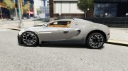 Bugatti Veyron Grand Sport Sang Bleu 2009 [EPM] для GTA 4 миниатюра 2