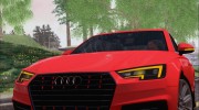 Audi A4 TFSI Quattro 2017 для GTA San Andreas миниатюра 19