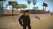 Милиционер в зимней форме V1 для GTA San Andreas миниатюра 2