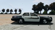 Ford Crown Victoria Massachusetts State East Bridgewater Police para GTA 4 miniatura 5