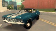 Chevrolet Chevelle SS 1970 для GTA 3 миниатюра 1