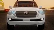 Toyota Land Cruiser 200 2016 для GTA San Andreas миниатюра 2