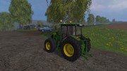 John Deere 6090 для Farming Simulator 2015 миниатюра 4