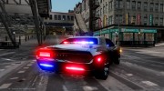 Dodge Challenger Unmarked Police Car для GTA 4 миниатюра 8