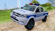 Toyota Hilux Georgia Police для GTA San Andreas миниатюра 1