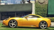 2012 Ferrari California BETA для GTA 5 миниатюра 3