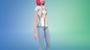 Женская футболка с хентай принтом para Sims 4 miniatura 2