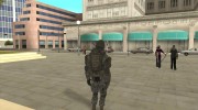 Боевой солдат из CoD:Mw2 para GTA San Andreas miniatura 4