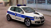 Golf V - Croatian Police Car for GTA San Andreas miniature 2