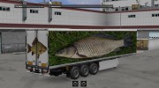 Fish Trailers Pack для Euro Truck Simulator 2 миниатюра 3