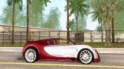 Bugatti Veyron 16.4 Concept для GTA San Andreas миниатюра 5