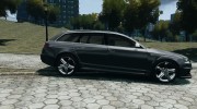 Audi RS6 Avant for GTA 4 miniature 5
