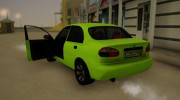 Daewoo Lanos Taxi v2 для GTA San Andreas миниатюра 4