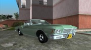 Buick Riviera 1972 Boattail для GTA Vice City миниатюра 2