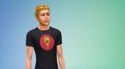 Мужской кулон № 05 для Sims 4 миниатюра 1