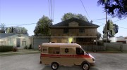 ГАЗель 2705 Скорая помощь для GTA San Andreas миниатюра 5