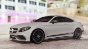 Mercedes-Benz C63S AMG Coupe 2017 para GTA San Andreas miniatura 4