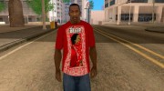 Футболка BloodZ/Urban для GTA San Andreas миниатюра 1