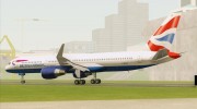 Boeing 757-200 British Airways для GTA San Andreas миниатюра 7