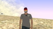 Парень в гриме и в очках GTA Online для GTA San Andreas миниатюра 1