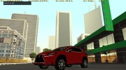Lexus NX200T для GTA San Andreas миниатюра 2