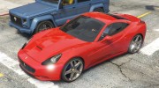 2012 Ferrari California BETA для GTA 5 миниатюра 5