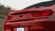 BMW M6 2013 для GTA San Andreas миниатюра 10