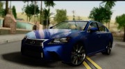 Lexus GS350 для GTA San Andreas миниатюра 1