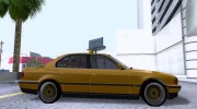 BMW 730i Taxi для GTA San Andreas миниатюра 5
