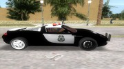 Porsche Carrera GT Police para GTA Vice City miniatura 2