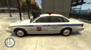 1995 Ford Crown Victoria (Moscow Police) для GTA 4 миниатюра 3