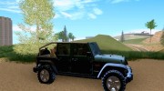 Jeep Wrangler Unlimited 2007 для GTA San Andreas миниатюра 5