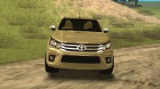 Toyota Hilux 2.8 2016 для GTA San Andreas миниатюра 2