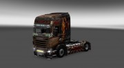 Скин Big-X для Scania R для Euro Truck Simulator 2 миниатюра 1